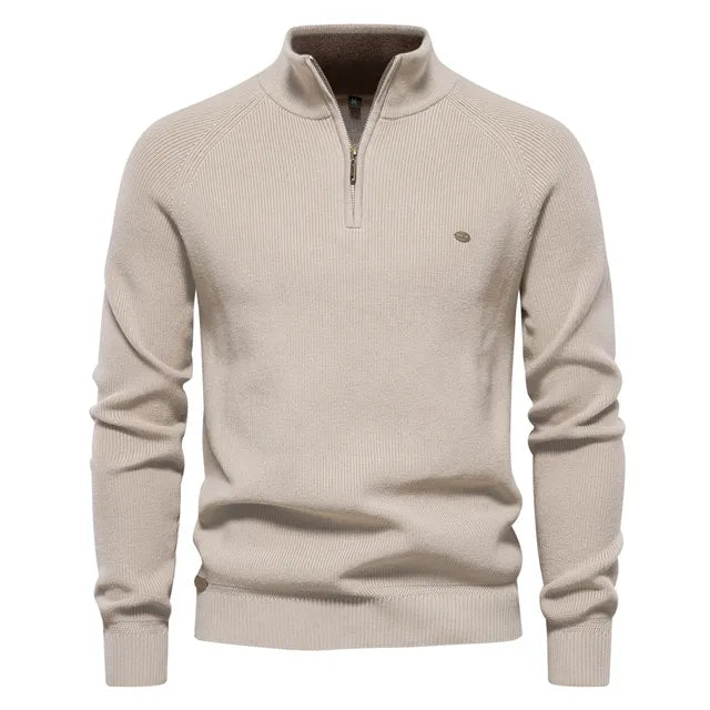 LUCAS™ - Knitted cotton sweater for men