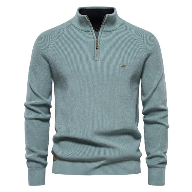 LUCAS™ - Knitted cotton sweater for men